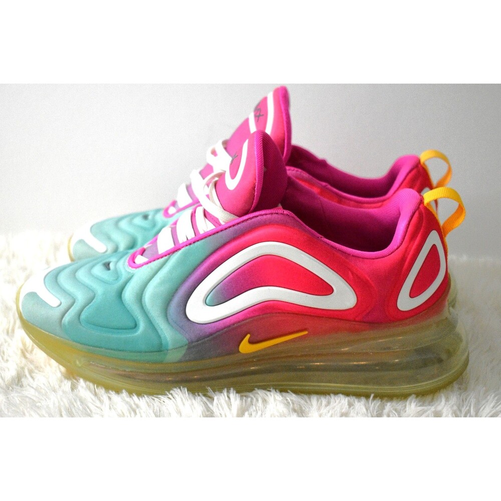 Nike Womens Size 8.5 Air Max 720 Teal Tint Pink Blue Sneakers CJ0567-300